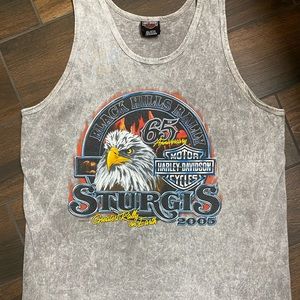 Vintage Harley Davidson tank